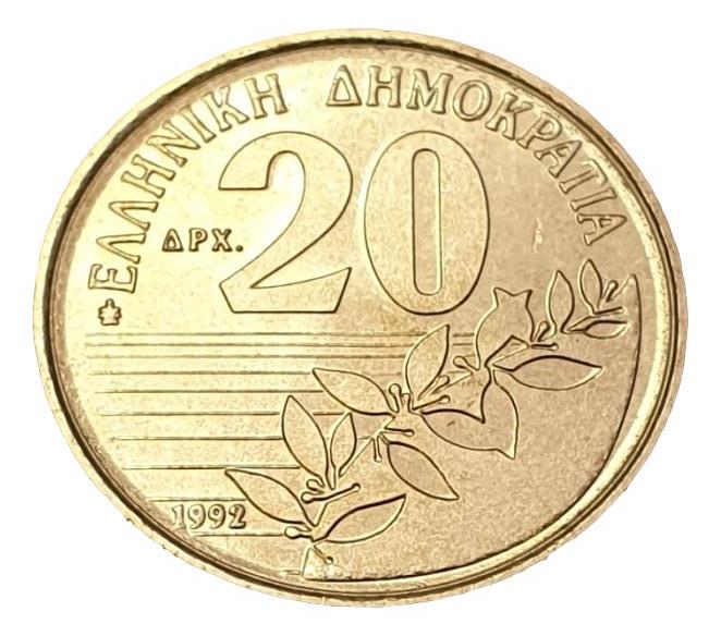 Greece - 20 Drachmas 1992, UNC