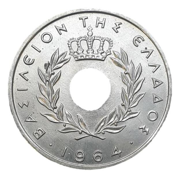 Greece - 10 Lepta 1964, Constantine II, UNC