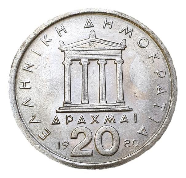 Greece - 20 Drachmas 1980, UNC