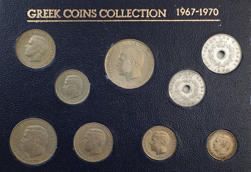 Greece - Set Drachmas 1967 - 1970
