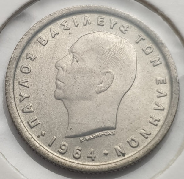 Greece - 50 Lepta 1964, Paul I, UNC
