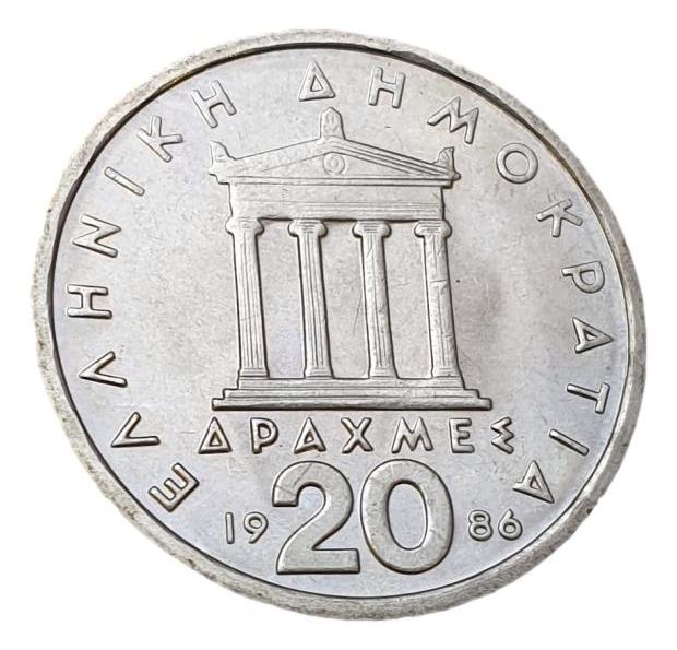 Greece - 20 Drachmas 1986, UNC