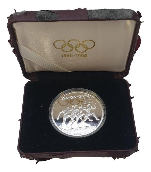 Greece - 1000 Drachmas 1996, Special Olympics, Silver PROOF