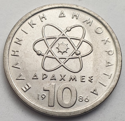 Greece - 10 Drachmas 1986, UNC