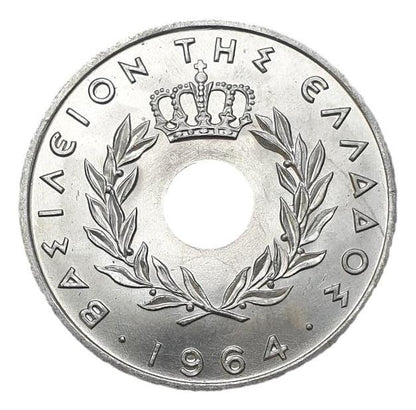 Greece - 20 Lepta 1964, Constantine II, UNC