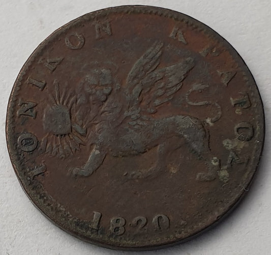Greece - 2 Lepta 1820, Ionian Islands