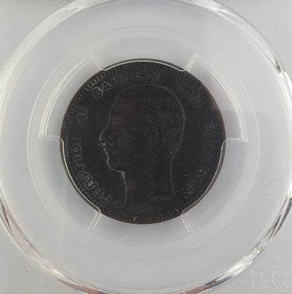 Greece - 5 Lepta 1878-K (VF 30), George I
