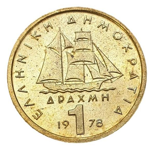 Greece - 1 drachma 1978, UNC