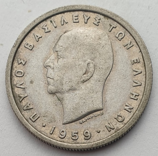 Greece - 1 Drachma 1959, Paul I