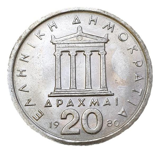 Greece - 20 Drachmas 1980, UNC