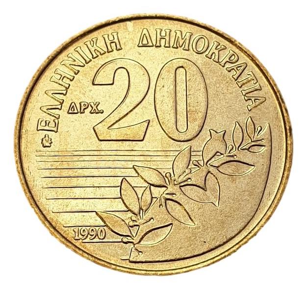 Greece - 20 Drachmas 1990, UNC