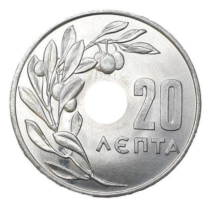 Greece - 20 Lepta 1964, Constantine II, UNC