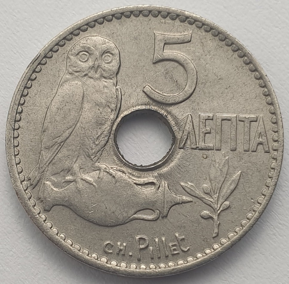 Greece - 5 Lepta 1912, George I