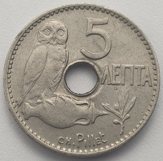 Greece - 5 Lepta 1912, George I