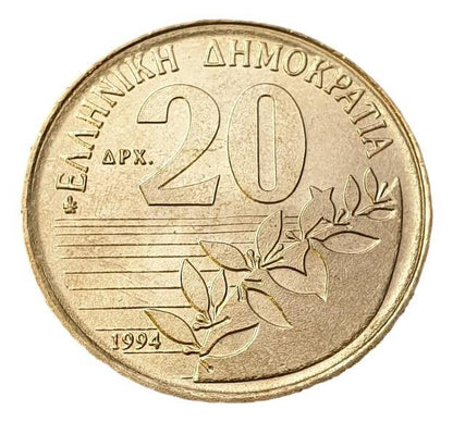Greece - 20 Drachmas 1994, UNC