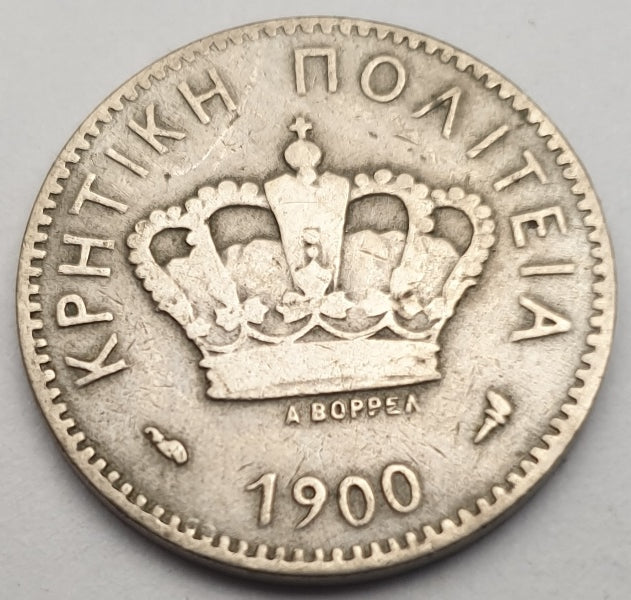 Greece - 10 Lepta 1900, Crete
