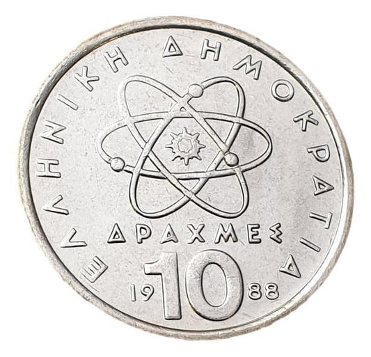 Greece - 10 Drachmas 1988, UNC