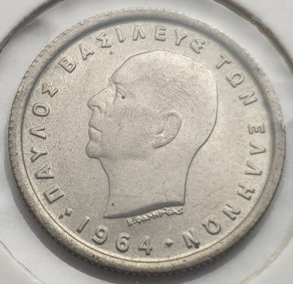 Greece - 50 Lepta 1964, Paul I, UNC