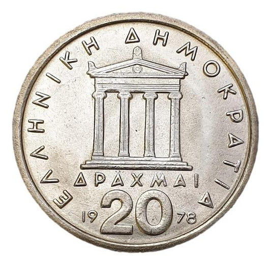 Greece - 20 Drachmas 1978, UNC