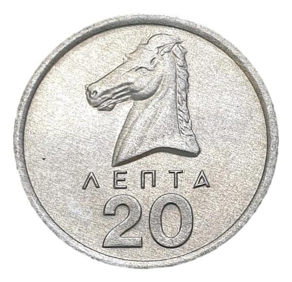 Greece - 20 Lepta 1976, UNC