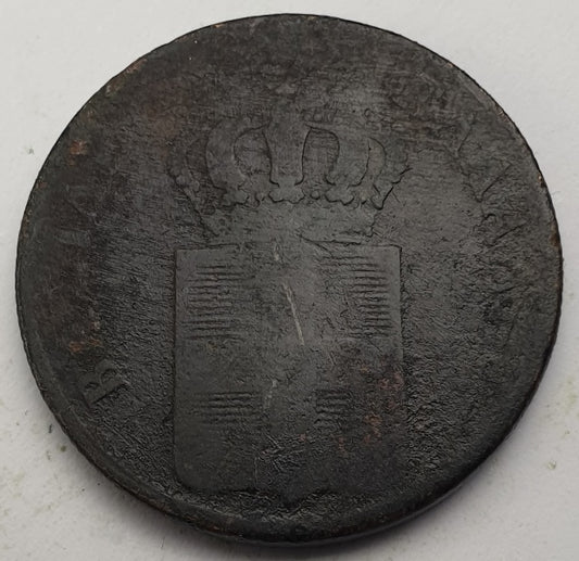 Greece - 10 Lepta 1843, Othon