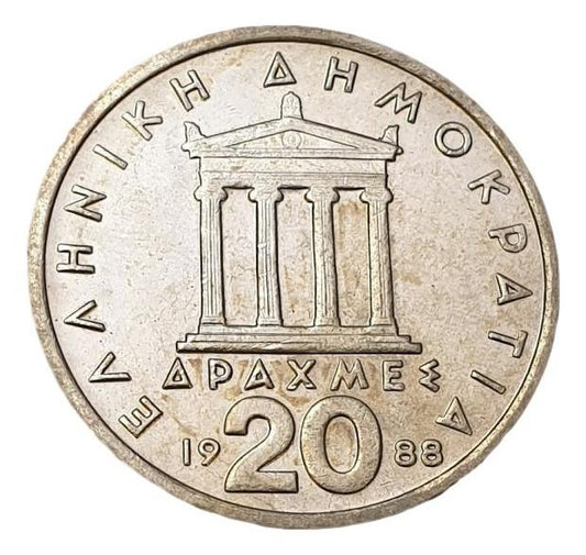 Greece - 20 Drachmas 1988, UNC