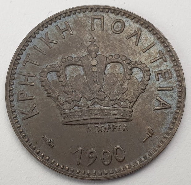 Greece - 2 Lepta 1900A, Crete